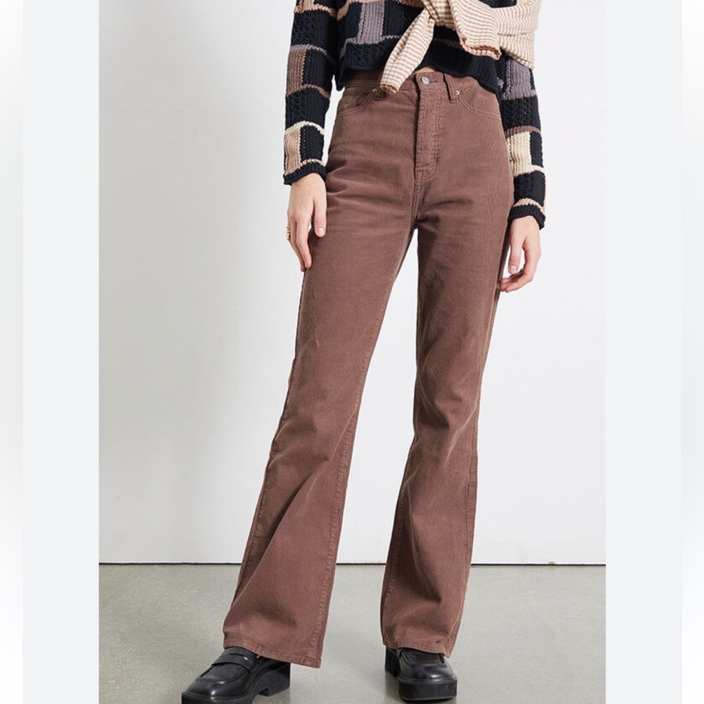 PacSun Brown Corduroy‎ High Waisted Bootcut Jeans 24